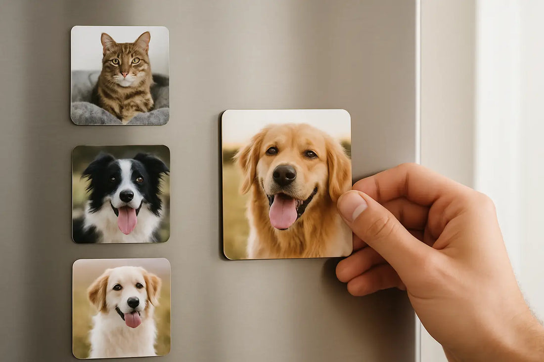 Custom Photo Magnets for Pet Memorial Gifts