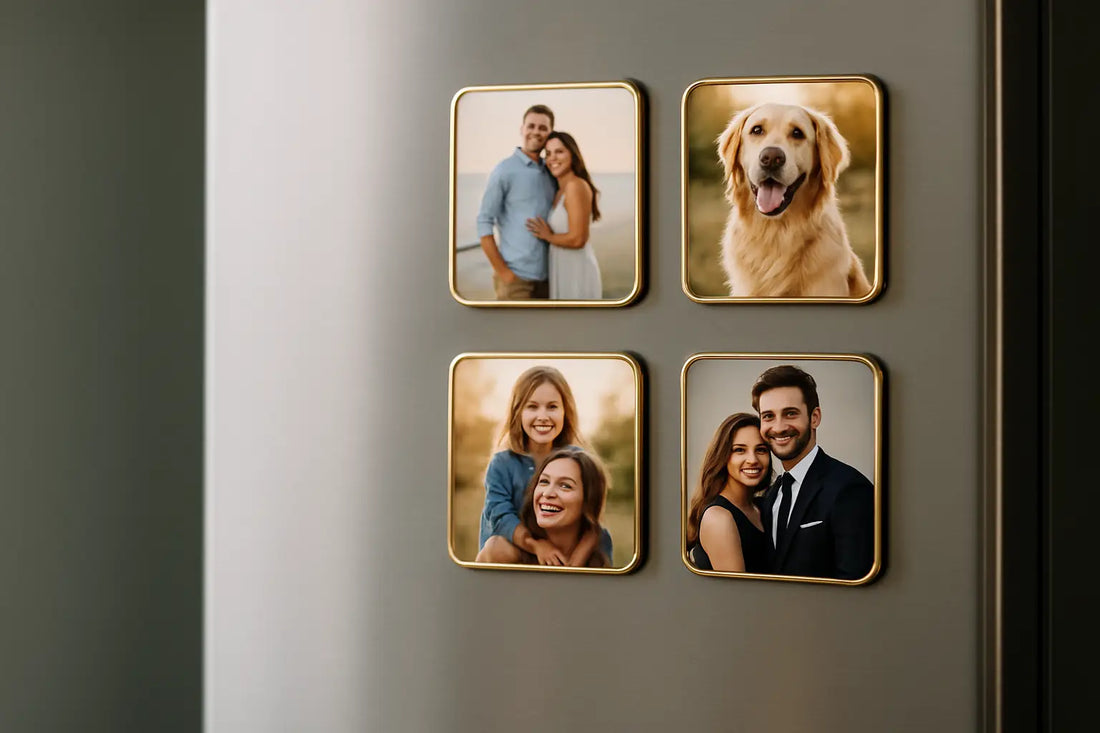 Custom Photo Fridge Magnets That Look Expensive
