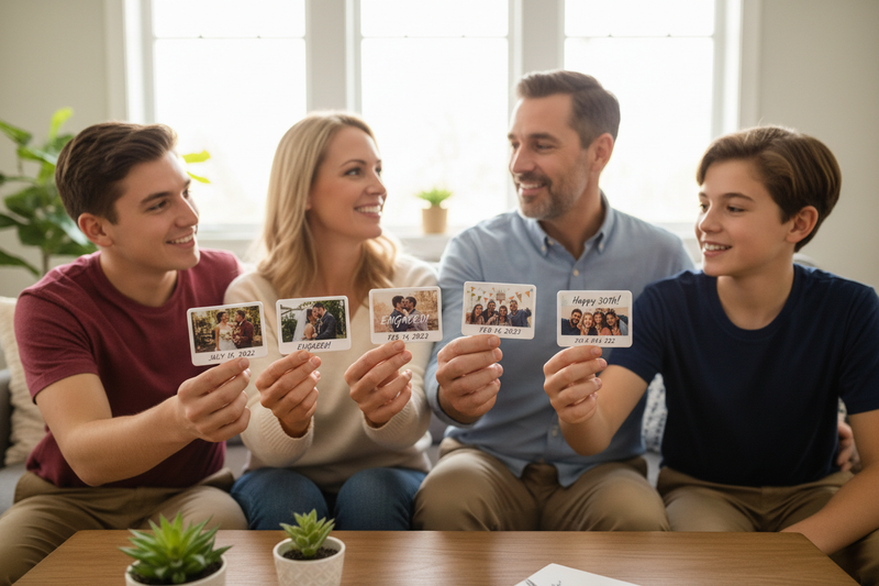 Family Sharing Save the Date Magnets
